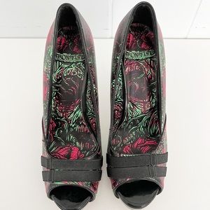 Iron Fist “Santeria” Peep High Stiletto Shoes